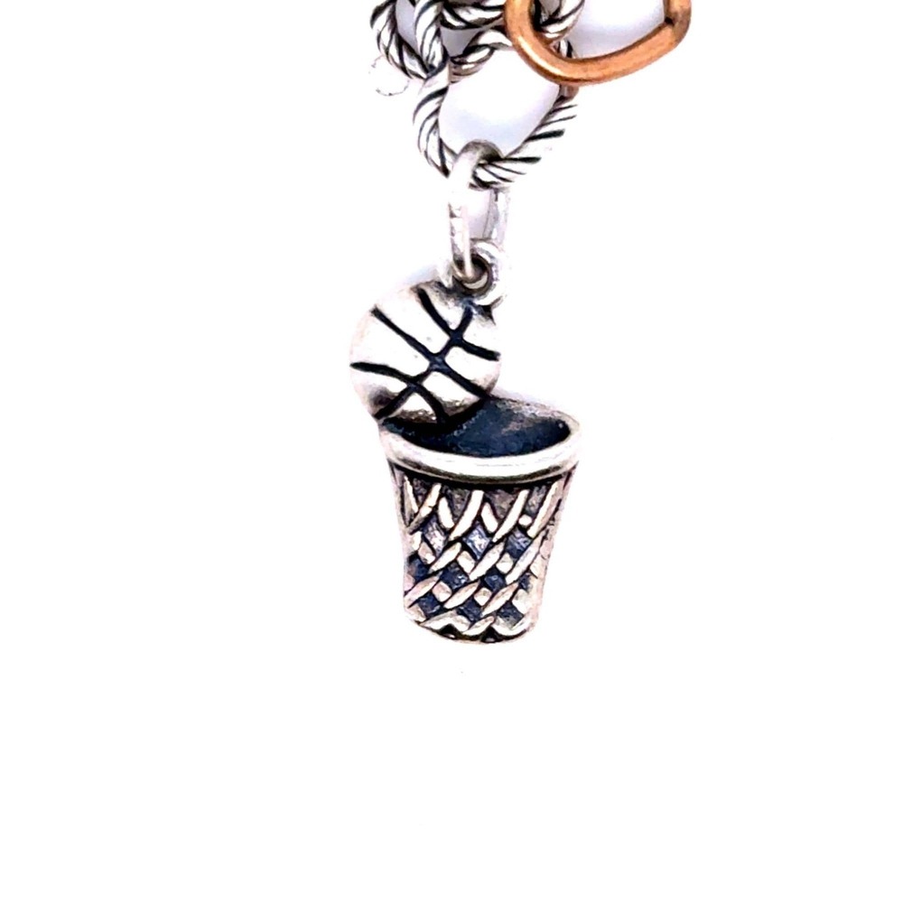 James Avery Basketball & Hoop‎ Charm